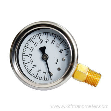 All Stainless steel pressure gauge Steam pressure gauge